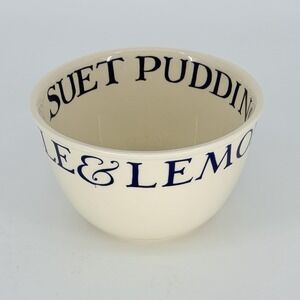 Emma Bridgewater Toast & Marmalade Pudding Basin Bowl UK Blue Script Rare HTF